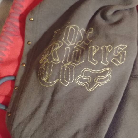 Fox Riders Light Blue Zip-Up Jacket - Picture 2 of 7